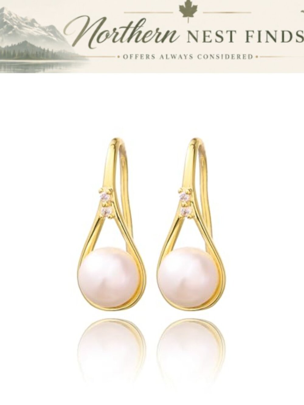 Gold Plated Teardrop Statement Earrings Lightweight Hammered Dangle 3 Pairs